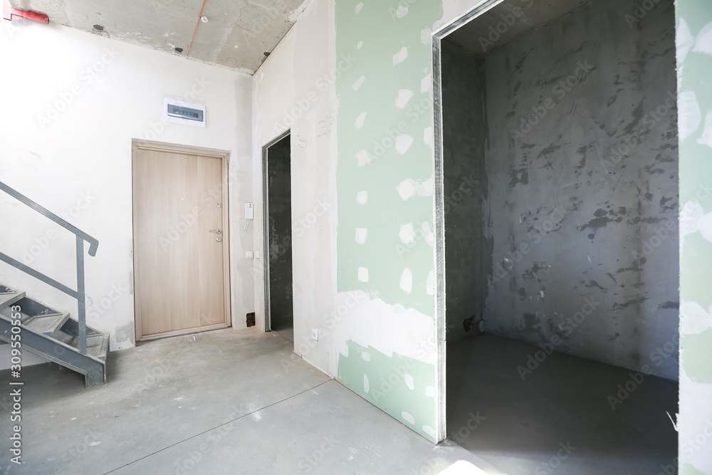 Obraz premium interior of the apartment without decoration