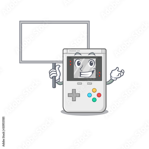 Handheld game Scroll cute cartoon character bring a board