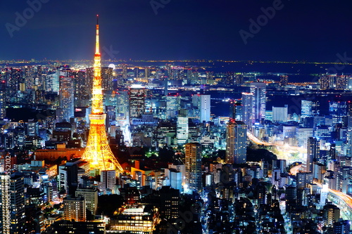 Tokyo Tower  Cityscape  Luminous