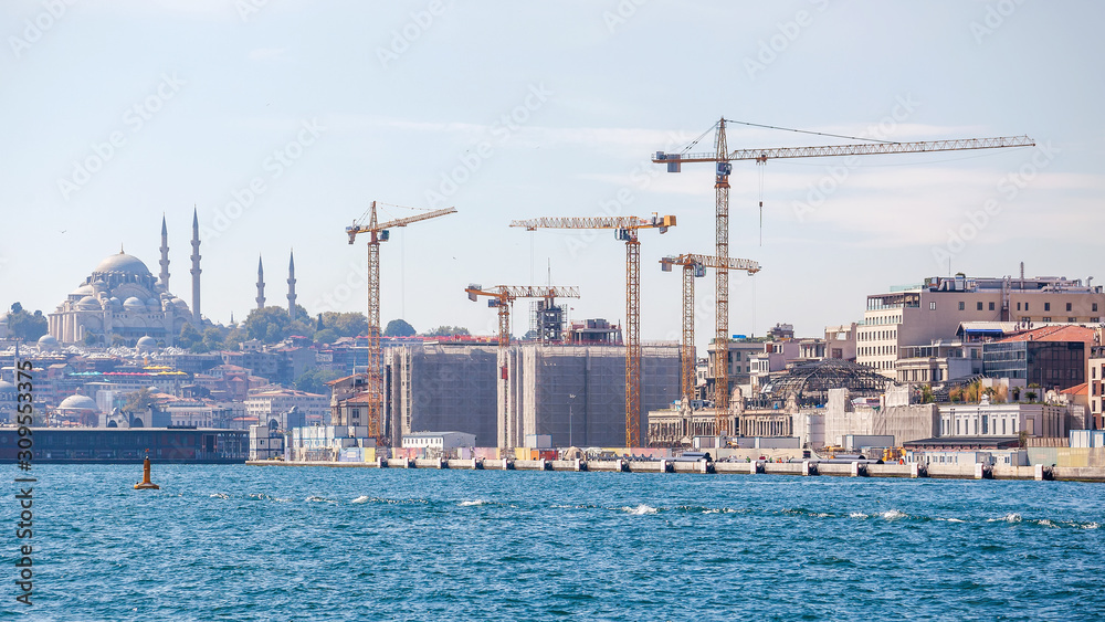 Construction of new hotels and business buildings