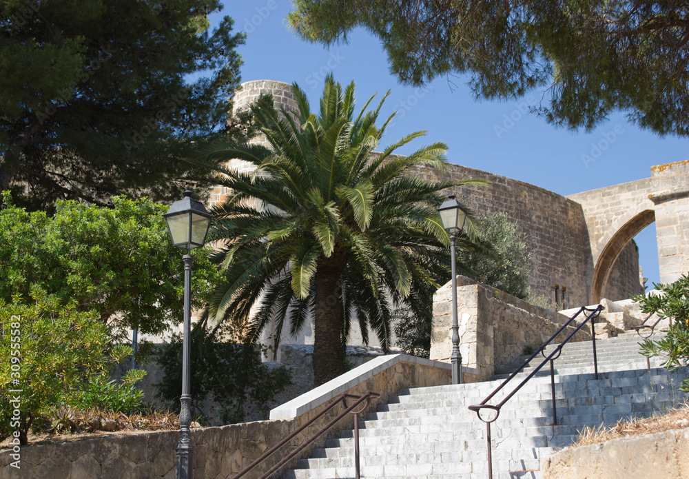 Summer travel in Spain. Island Majorca. Summer travel in Spain. Island Majorca.