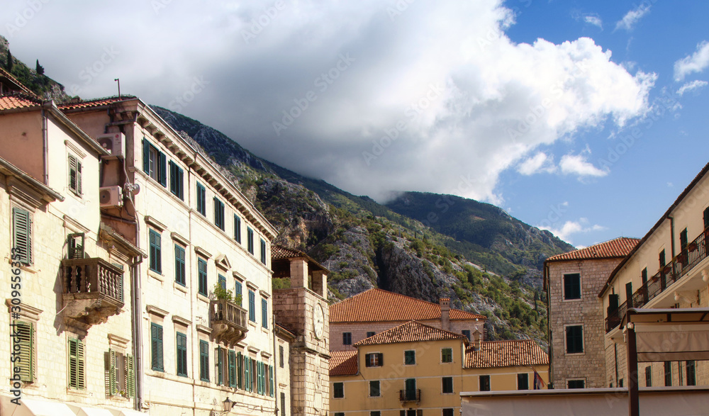 Cityscape in Kotor. Montenegro	