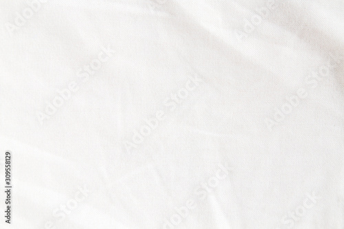 texture of white cotton fabric