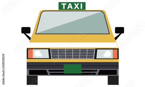 タクシー　車　フラット