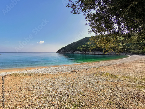 Filliatro beach in Ithaca Greece