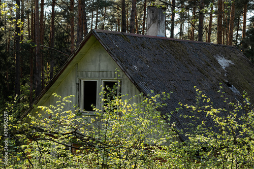 Abandoned and empty house