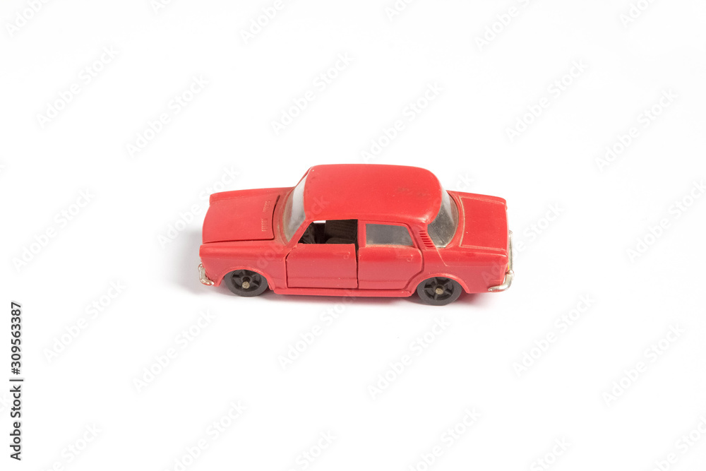 toy cars on white background toy cars on white background
