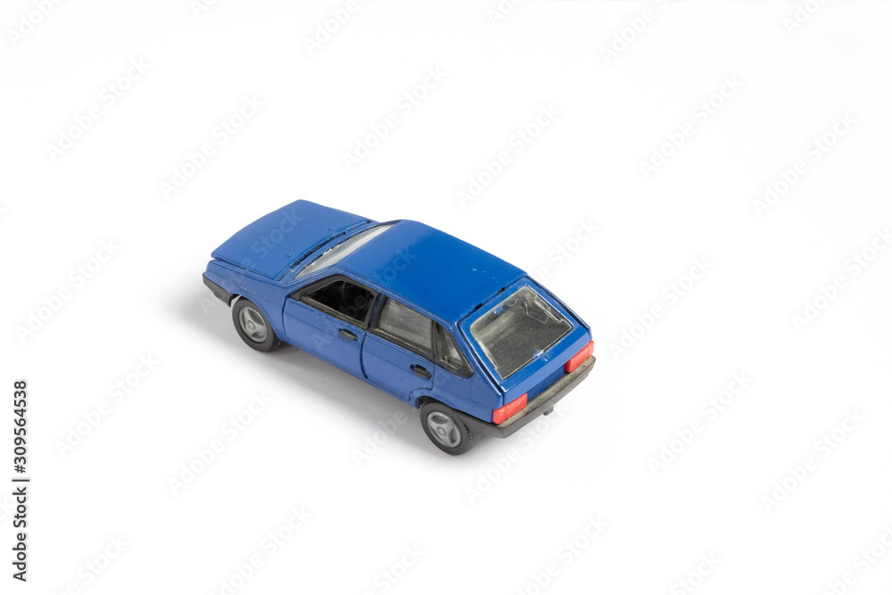 toy car on a white background