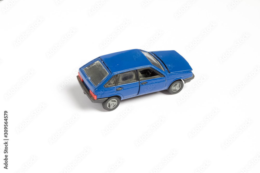 toy car on a white background