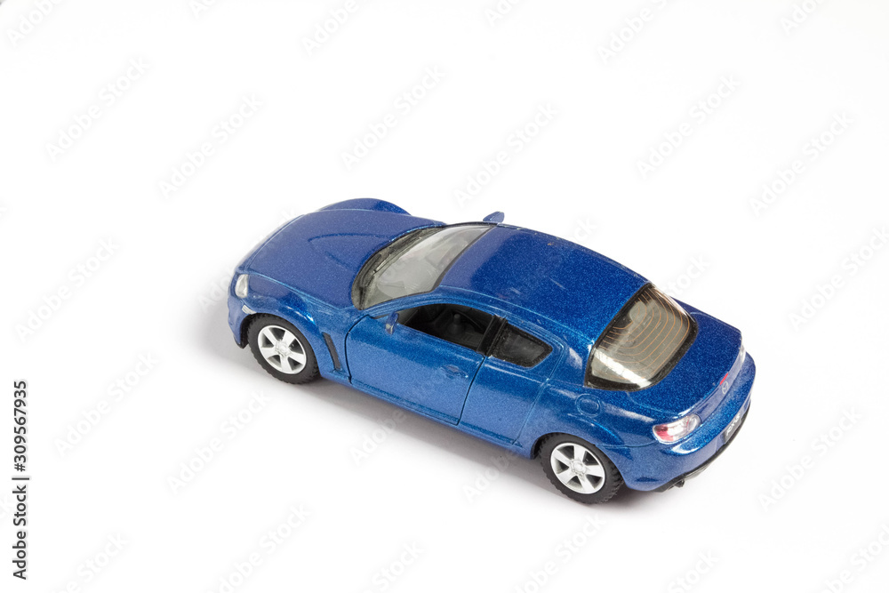 toy car on a white background