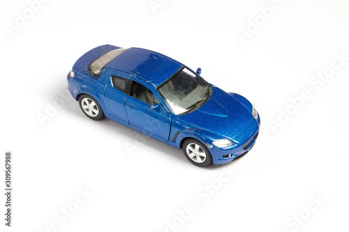 toy car on a white background
