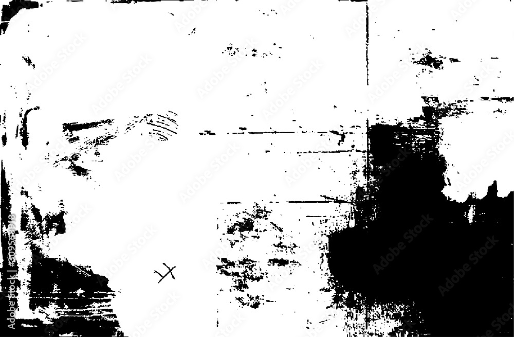 Fototapeta premium Dark grunge urban texture vector. Distressed overlay texture. Grunge background. Abstract obvious dark worn textured effect. Vector Illustration. Black isolated on white. EPS10.