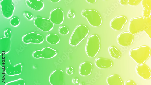 3d illustration of abstract background with irregular holes on surface. wallpaper