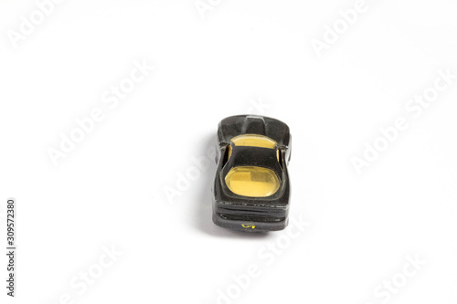 toy car on a white background