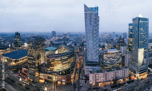 Downtown Warsaw, Poland