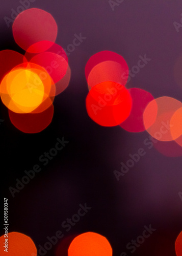 abstract background with bokeh lights