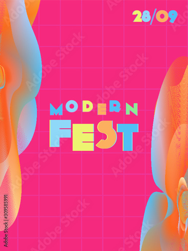 Music festival cover background.