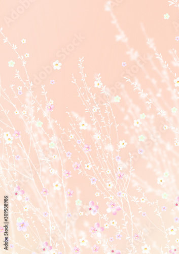 Beautiful spring willow branch. Spring willow branch with buds and catkins.Wedding ornament concept. Floral poster, invite. Decorative greeting card or invitation design background