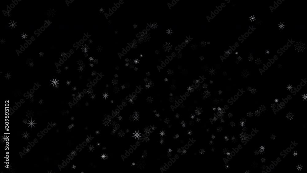 Stock 4k: Snow fall glowing on black background. High quality best stock abstract footage of crystal snow flower falling on black background. Good design elements, illustration, card, backdrop Stock 4k: Snow fall glowing on black background. High quality best stock abstract footage of crystal snow flower falling on black background. Good design elements, illustration, card, backdrop