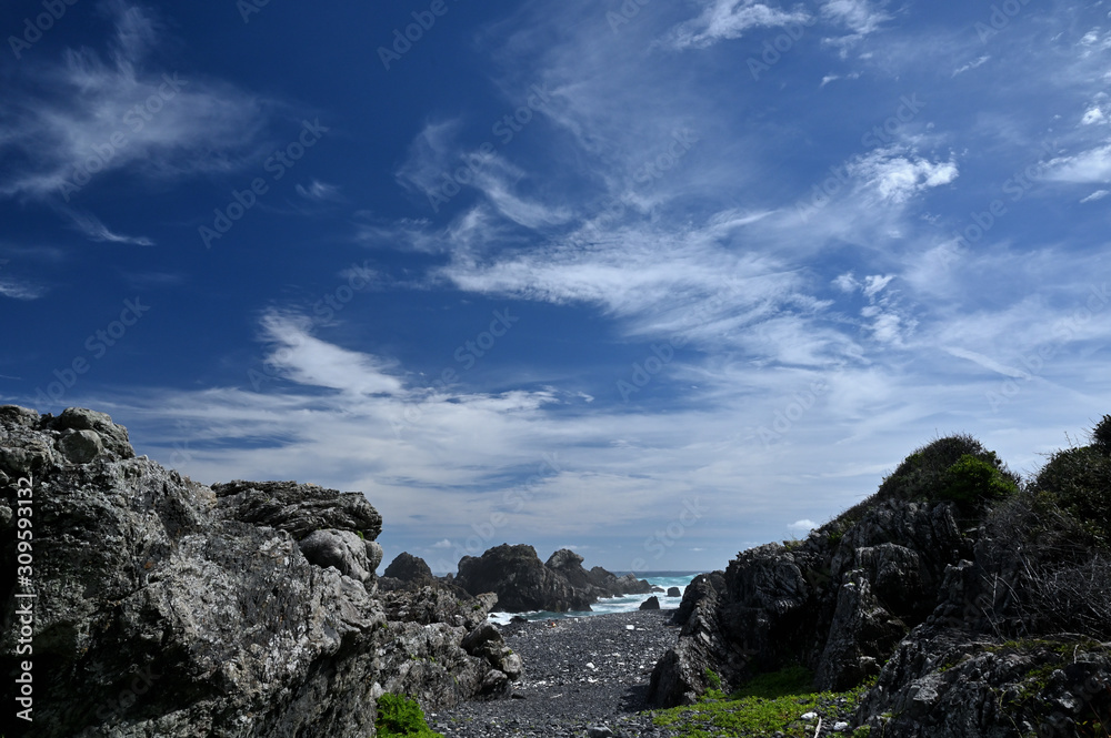 室戸岬の海と青空 室戸岬の海と青空