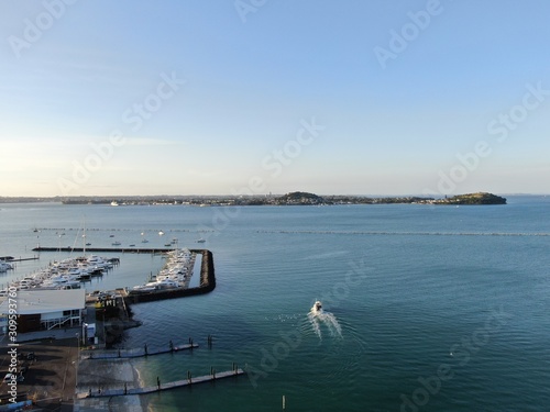 Judges Bay, Auckland / New Zealand - December 14, 2019: The Judges Bay, Okahu Bay and Hobson Bay photo