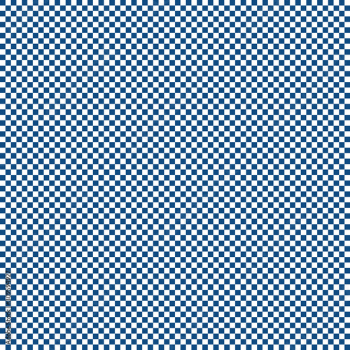 Square seamless pattern simulate transparency, imitation transparent grid vector illustration abstract background. Effect classic blue color with editable properties for design, ad, decorative.