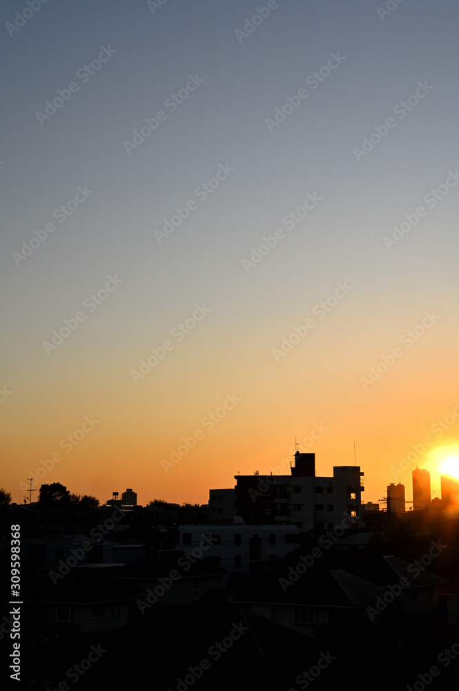 武蔵小杉の夕暮れ 武蔵小杉の夕暮れ