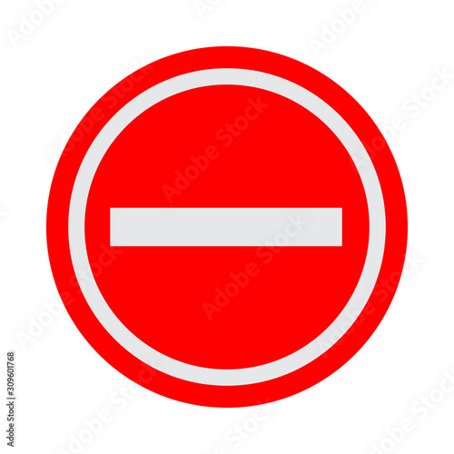 red round stop sign, STOP prohibits various