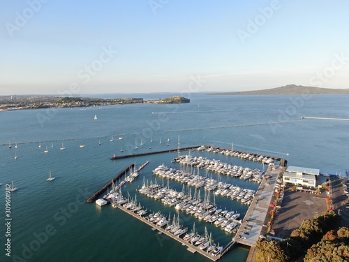 Judges Bay, Auckland / New Zealand - December 14, 2019: The Judges Bay, Okahu Bay and Hobson Bay photo