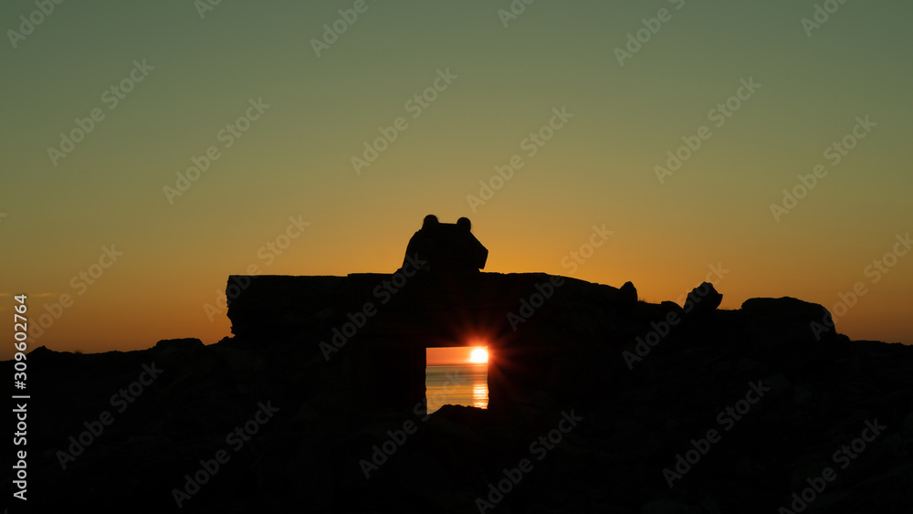 Obraz premium SunsetInHaugesund19April2019-011