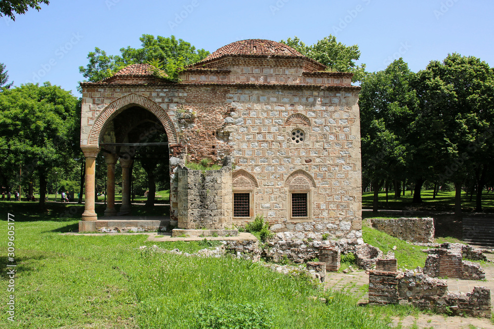 Bali-Beg medieval Mosque at Fortress and park in city of Nis, Serbia Bali-Beg medieval Mosque at Fortress and park in city of Nis, Serbia