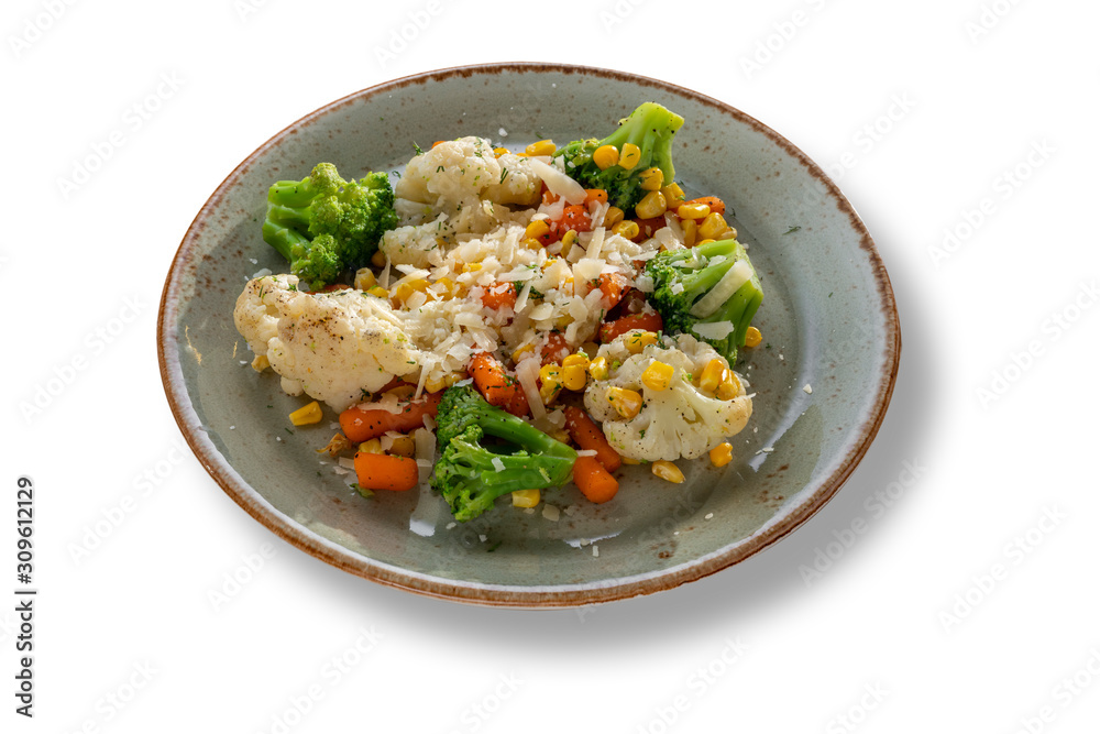 Delicious steamed vegetables Delicious steamed vegetables
