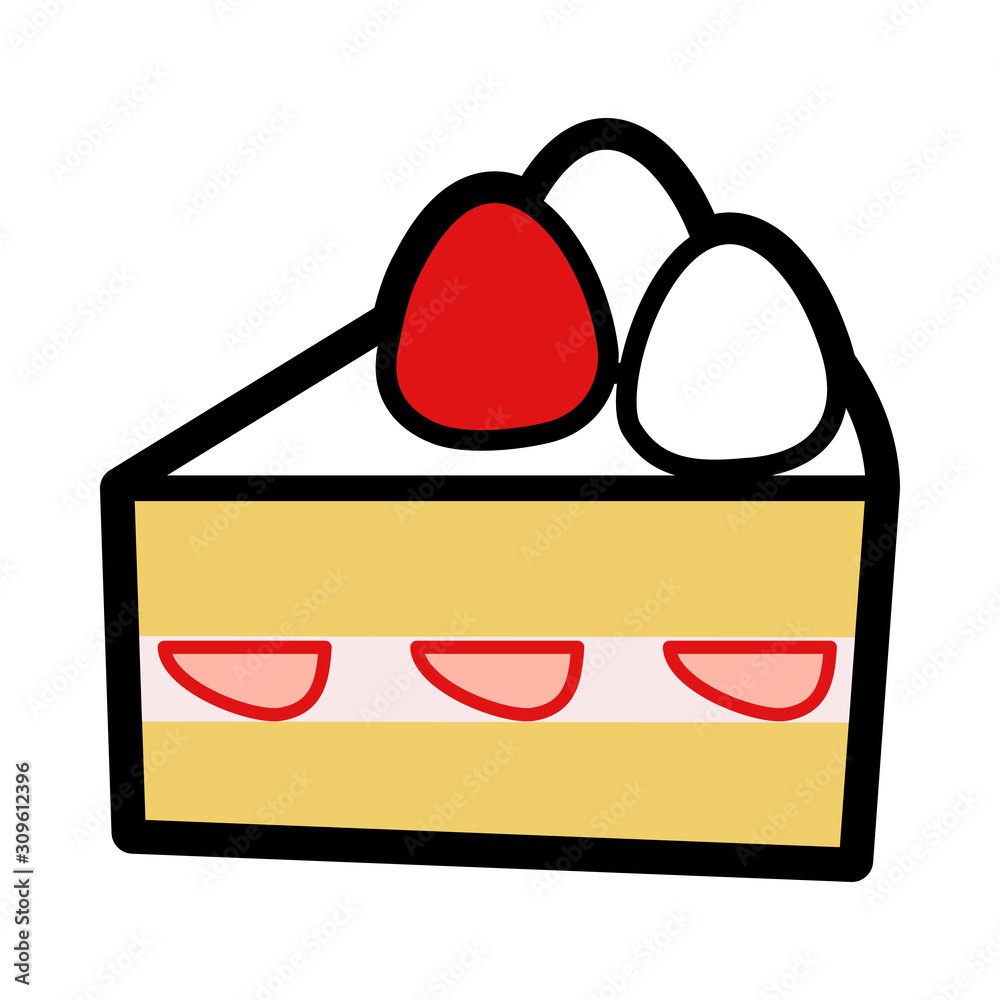 シンプルなショートケーキのイラスト Vector De Stock Adobe Stock シンプルなショートケーキのイラスト Vector De Stock Adobe Stock