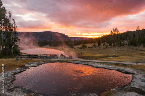 Yellowstone Sunset