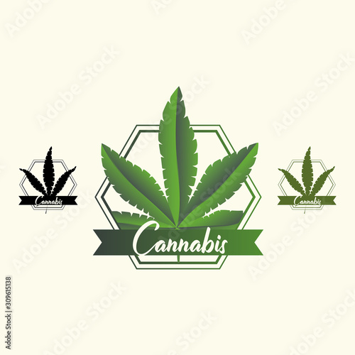 Marijuana, Cannabis icons. Set of medical marijuana icons. Drug consumption.