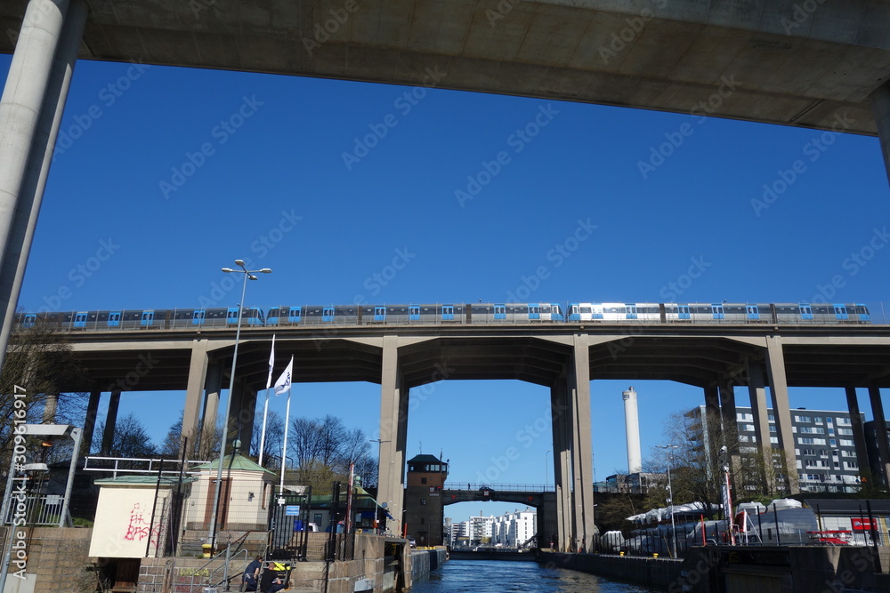 Obraz premium スウェーデン、ストックホルムの街並み