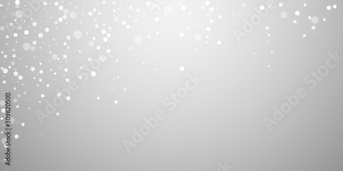 Magic stars random Christmas background. Subtle fl