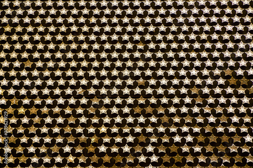 wall of gold stars background textures