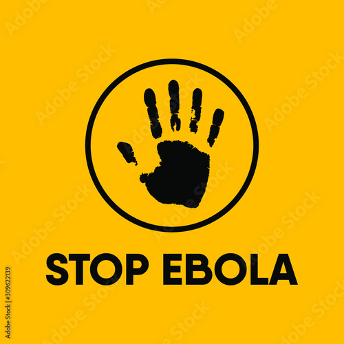 Awareness Campaign on the theme of End to Ebola Virus, Vector Illustration.