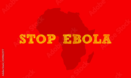 Awareness Campaign on the theme of End to Ebola Virus, Vector Illustration.