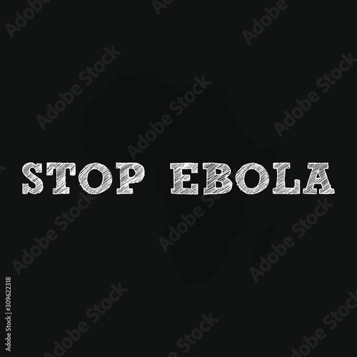 Awareness Campaign on the theme of End to Ebola Virus, Vector Illustration.