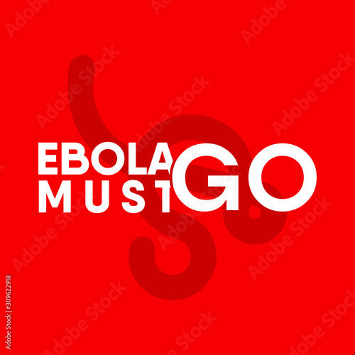 Awareness Campaign on the theme of End to Ebola Virus, Vector Illustration.