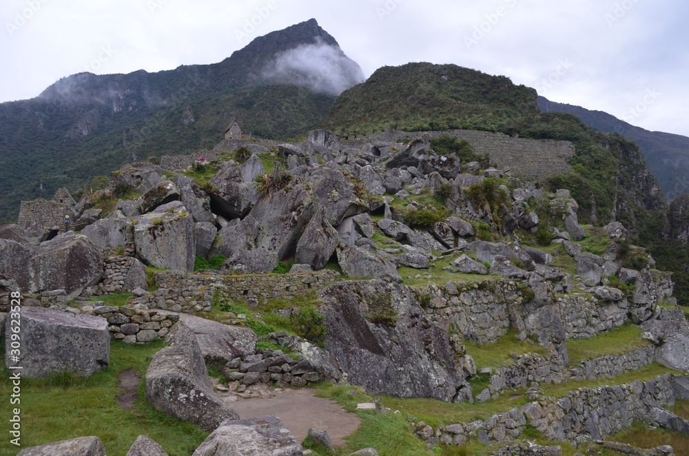 南米 マチュピチュ 山 風景