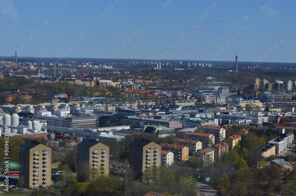 スウェーデン 街並み 俯瞰風景