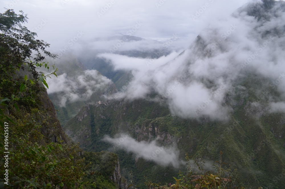 南米、自然、風景、山、遺跡