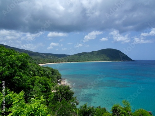 Vue sur baie mer Caraïbe © Photo MD