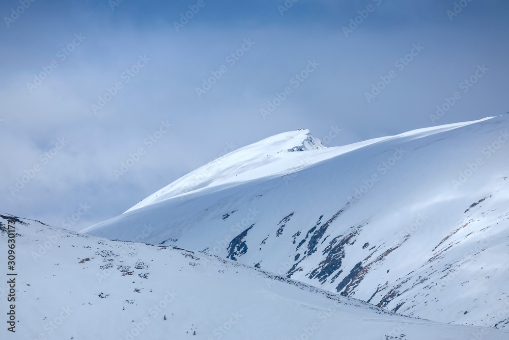 Dumbier peak, Low Tatras mountains, winter