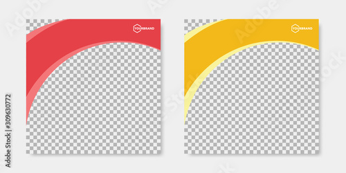 Social media post template. template for posting on social media.