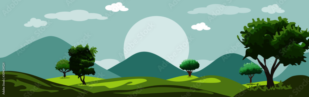 landscape with trees landscape with trees