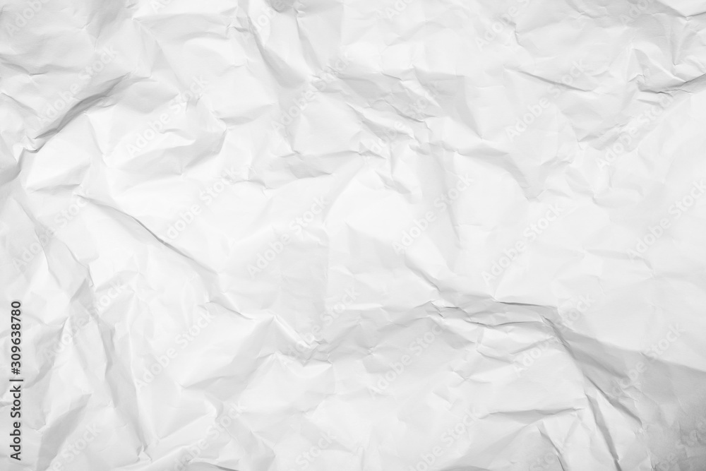 White crumpled paper texture background. White crumpled paper texture background.